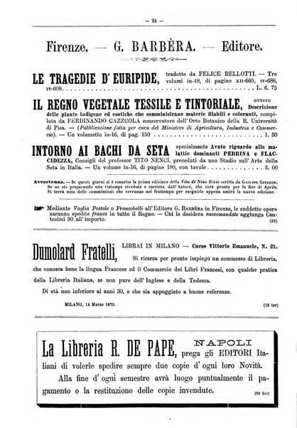 Bibliografia italiana giornale dell'Associazione libraria italiana