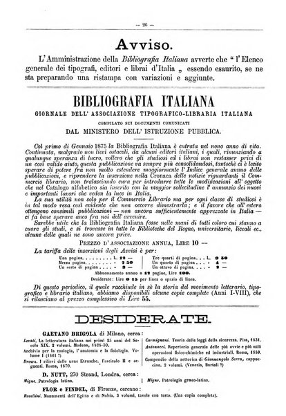 Bibliografia italiana giornale dell'Associazione libraria italiana