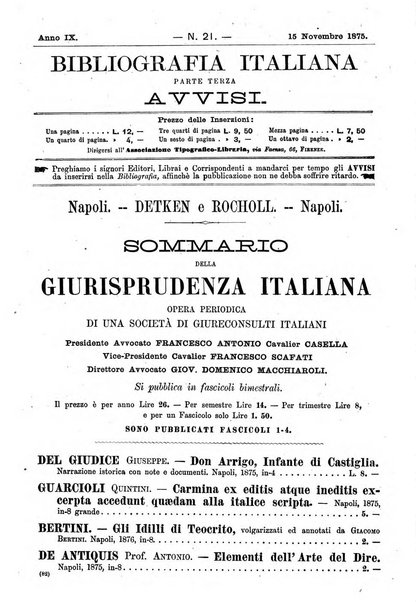 Bibliografia italiana giornale dell'Associazione libraria italiana