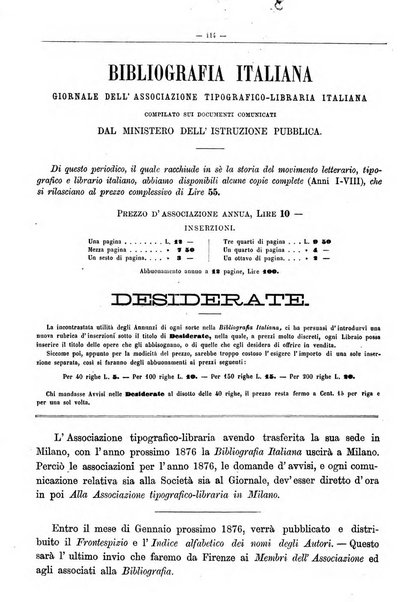 Bibliografia italiana giornale dell'Associazione libraria italiana