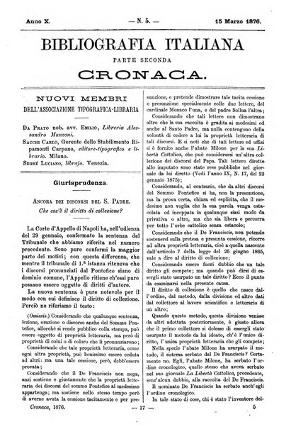 Bibliografia italiana giornale dell'Associazione libraria italiana