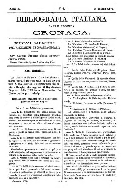 Bibliografia italiana giornale dell'Associazione libraria italiana