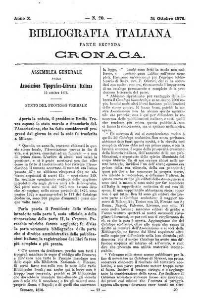 Bibliografia italiana giornale dell'Associazione libraria italiana