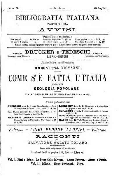 Bibliografia italiana giornale dell'Associazione libraria italiana