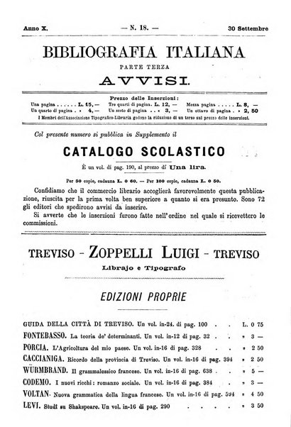 Bibliografia italiana giornale dell'Associazione libraria italiana