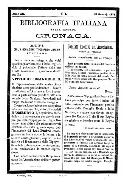 Bibliografia italiana giornale dell'Associazione libraria italiana