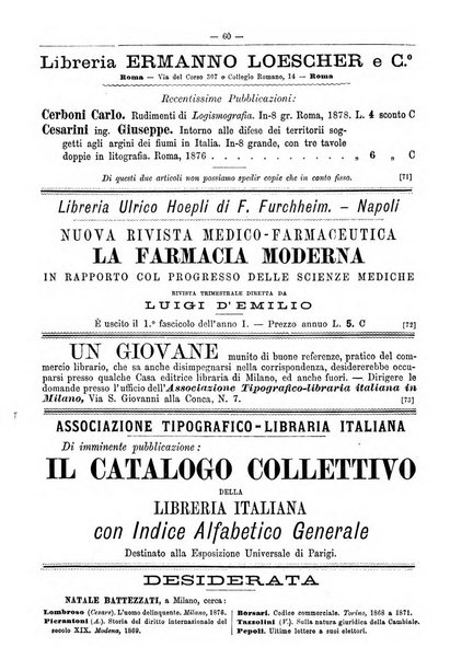 Bibliografia italiana giornale dell'Associazione libraria italiana