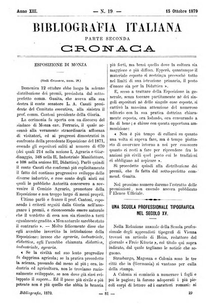 Bibliografia italiana giornale dell'Associazione libraria italiana