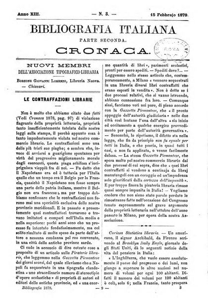 Bibliografia italiana giornale dell'Associazione libraria italiana