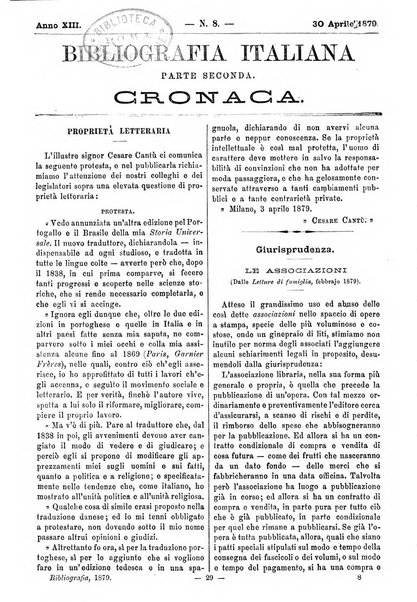 Bibliografia italiana giornale dell'Associazione libraria italiana