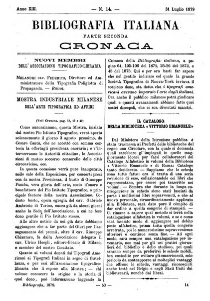 Bibliografia italiana giornale dell'Associazione libraria italiana