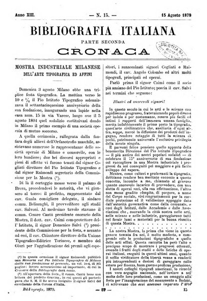 Bibliografia italiana giornale dell'Associazione libraria italiana