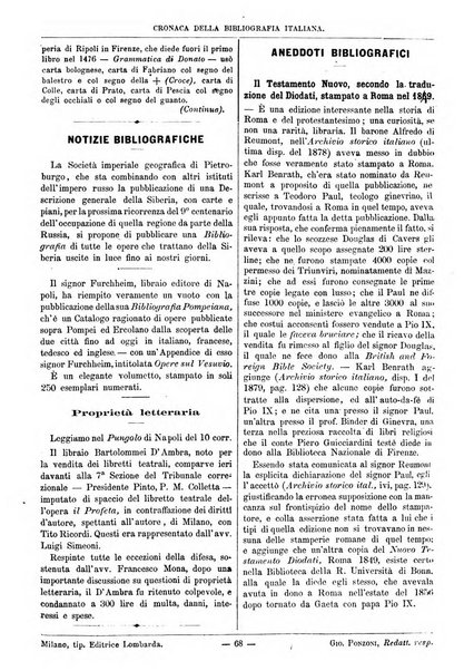 Bibliografia italiana giornale dell'Associazione libraria italiana