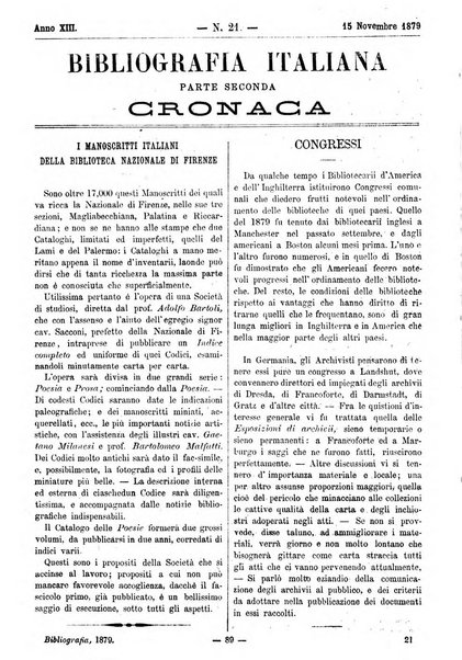 Bibliografia italiana giornale dell'Associazione libraria italiana