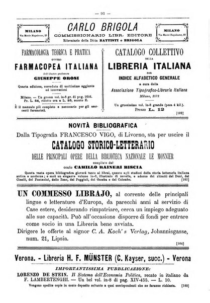 Bibliografia italiana giornale dell'Associazione libraria italiana