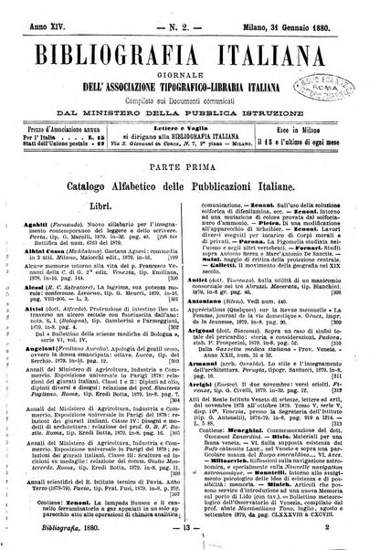 Bibliografia italiana giornale dell'Associazione libraria italiana