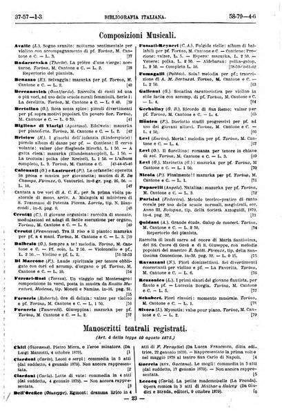 Bibliografia italiana giornale dell'Associazione libraria italiana