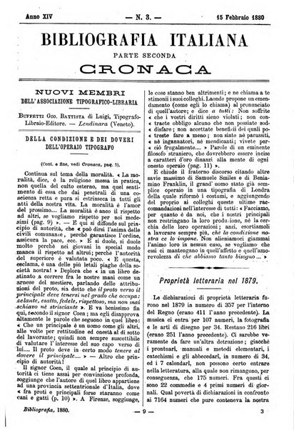 Bibliografia italiana giornale dell'Associazione libraria italiana