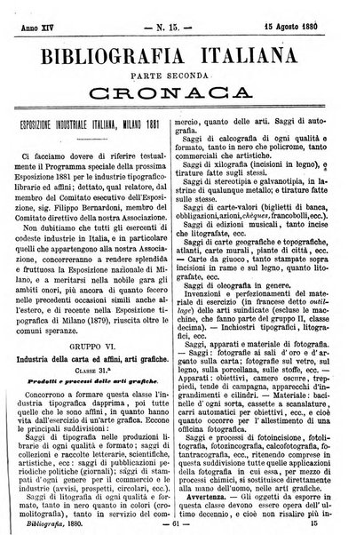 Bibliografia italiana giornale dell'Associazione libraria italiana