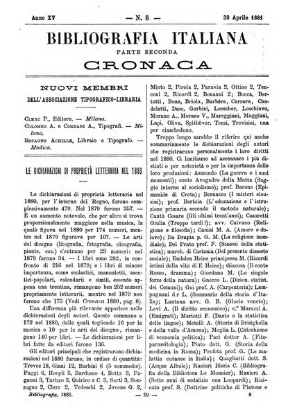 Bibliografia italiana giornale dell'Associazione libraria italiana