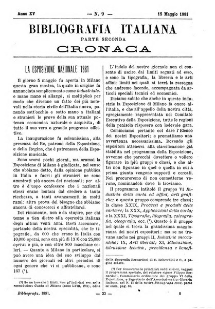 Bibliografia italiana giornale dell'Associazione libraria italiana