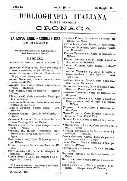 Bibliografia italiana giornale dell'Associazione libraria italiana