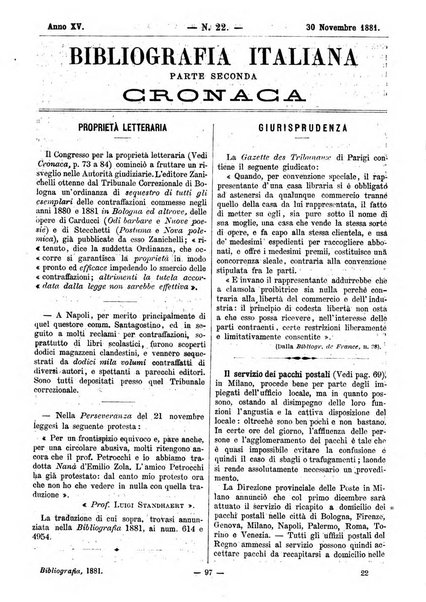 Bibliografia italiana giornale dell'Associazione libraria italiana