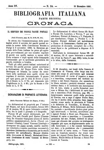 Bibliografia italiana giornale dell'Associazione libraria italiana