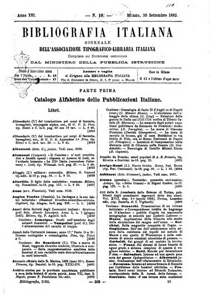 Bibliografia italiana giornale dell'Associazione libraria italiana