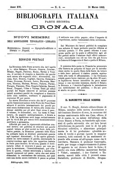 Bibliografia italiana giornale dell'Associazione libraria italiana