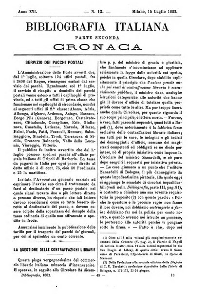 Bibliografia italiana giornale dell'Associazione libraria italiana