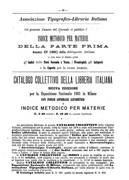 Bibliografia italiana giornale dell'Associazione libraria italiana