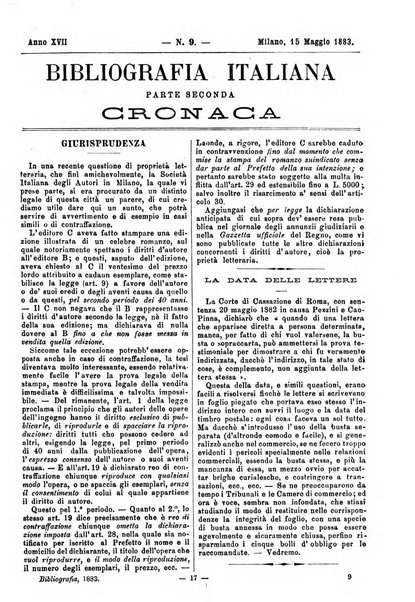 Bibliografia italiana giornale dell'Associazione libraria italiana