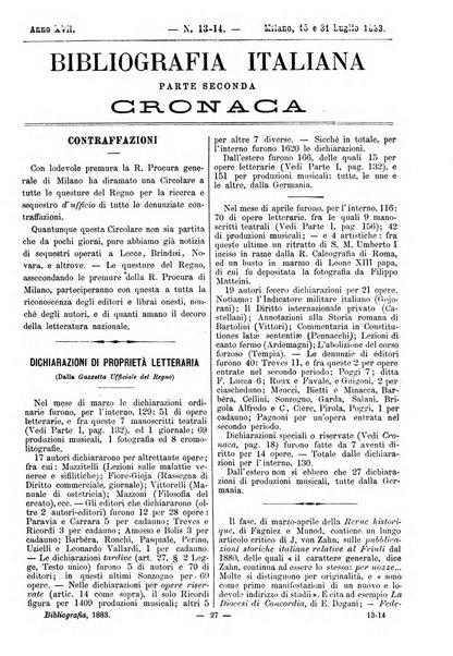 Bibliografia italiana giornale dell'Associazione libraria italiana