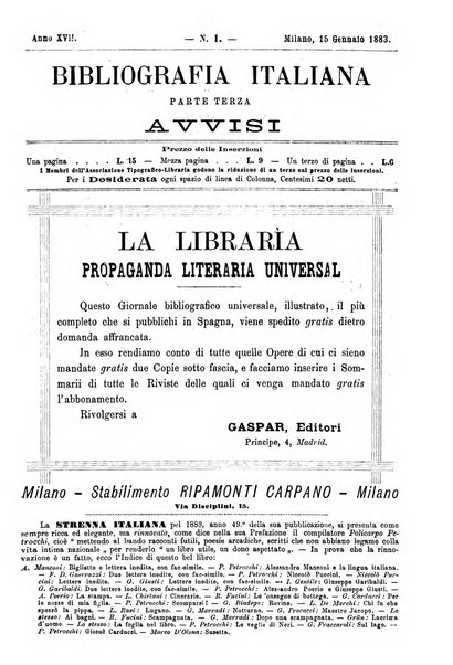 Bibliografia italiana giornale dell'Associazione libraria italiana