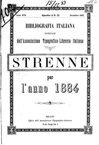 Bibliografia italiana giornale dell'Associazione libraria italiana