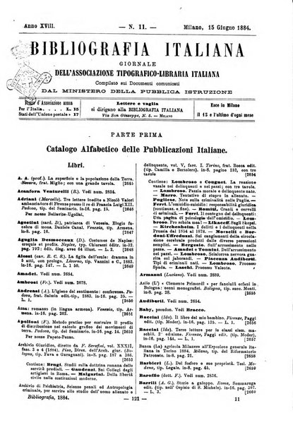 Bibliografia italiana giornale dell'Associazione libraria italiana