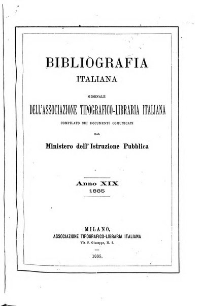 Bibliografia italiana giornale dell'Associazione libraria italiana