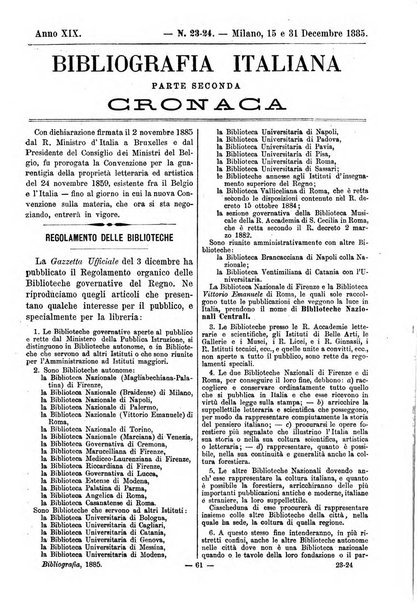 Bibliografia italiana giornale dell'Associazione libraria italiana