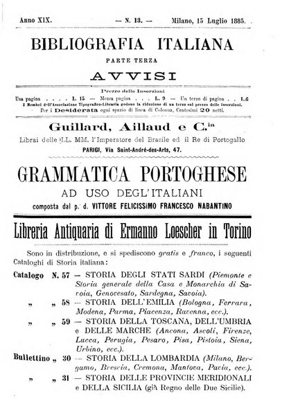 Bibliografia italiana giornale dell'Associazione libraria italiana