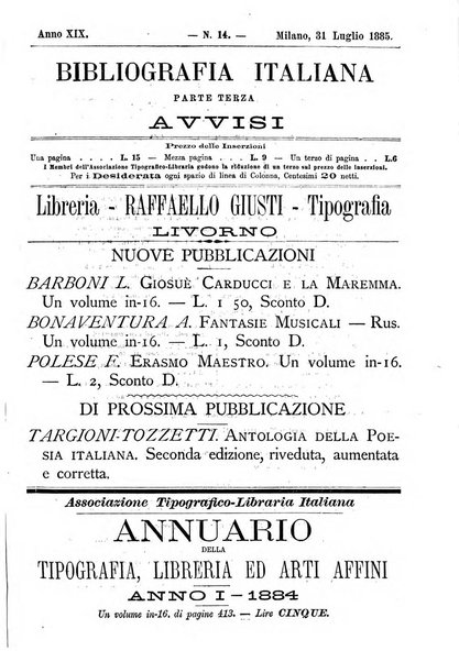 Bibliografia italiana giornale dell'Associazione libraria italiana