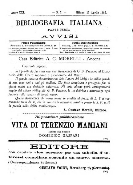 Bibliografia italiana giornale dell'Associazione libraria italiana