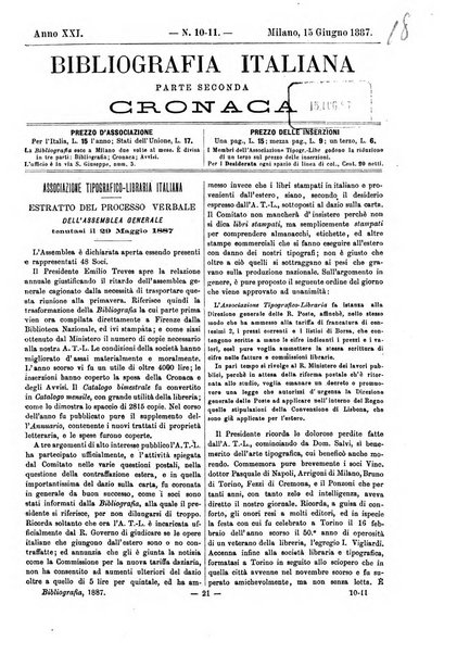 Bibliografia italiana giornale dell'Associazione libraria italiana