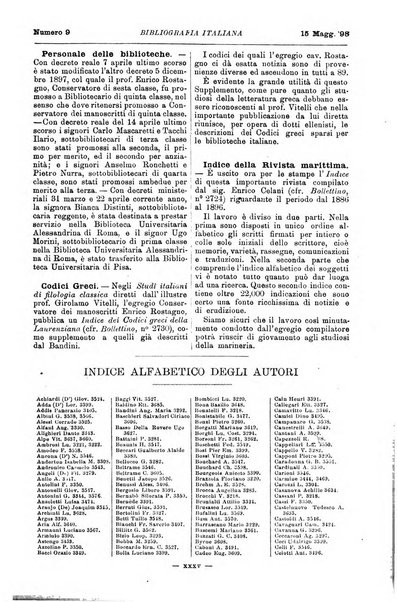 Bibliografia italiana giornale dell'Associazione libraria italiana