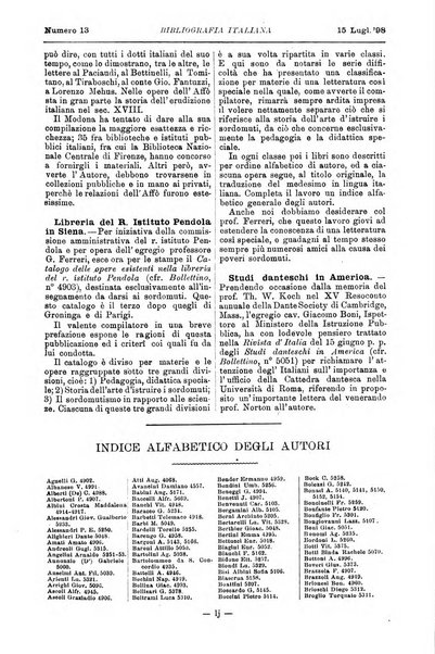 Bibliografia italiana giornale dell'Associazione libraria italiana