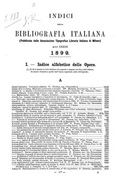 Bibliografia italiana giornale dell'Associazione libraria italiana