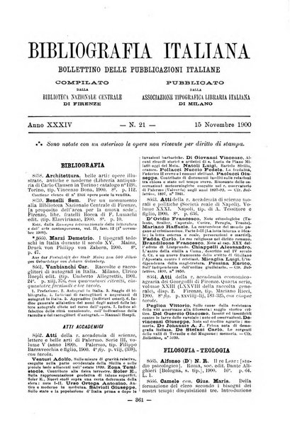 Bibliografia italiana giornale dell'Associazione libraria italiana