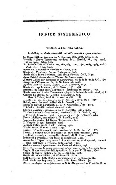 Bibliografia italiana, ossia elenco generale delle opere d'ogni specie e d'ogni lingua stampate in Italia e delle italiane pubblicate all'estero