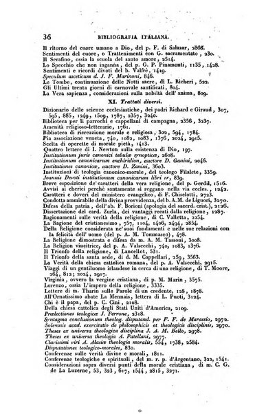 Bibliografia italiana, ossia elenco generale delle opere d'ogni specie e d'ogni lingua stampate in Italia e delle italiane pubblicate all'estero