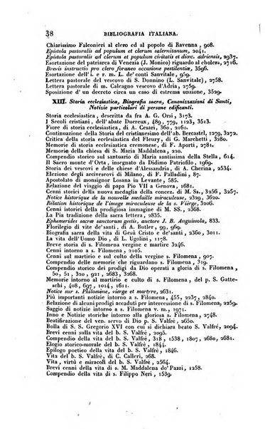 Bibliografia italiana, ossia elenco generale delle opere d'ogni specie e d'ogni lingua stampate in Italia e delle italiane pubblicate all'estero